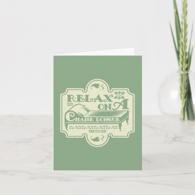 Chaise Longue Card (Front)