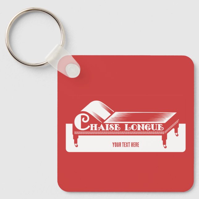 Chaise Longue Key Ring (Front)