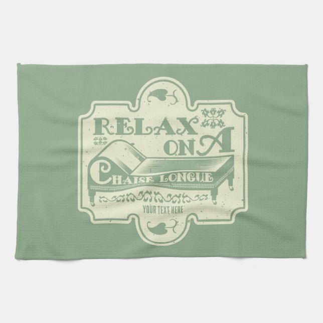 Chaise Longue Tea Towel (Horizontal)