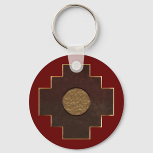 Chakana Cross Key Ring