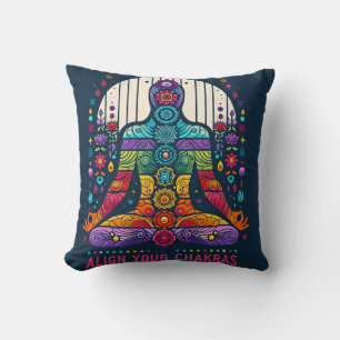 Chakra Alignment - Vibrant Energy Cushion