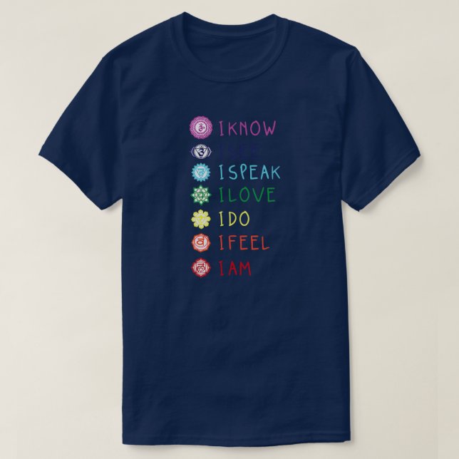 Chakra Alignment Yoga Meditation Spiritual Men T-Shirt (Design Front)