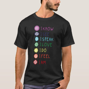 Chakra Alignment Yoga Meditation Spiritual Men Wom T-Shirt