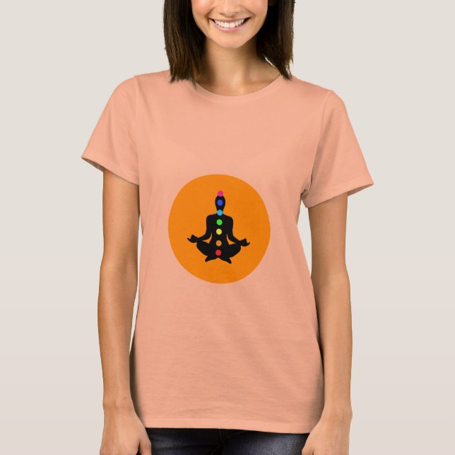 Chakra Art - Yoga Tee Shirt (Front)