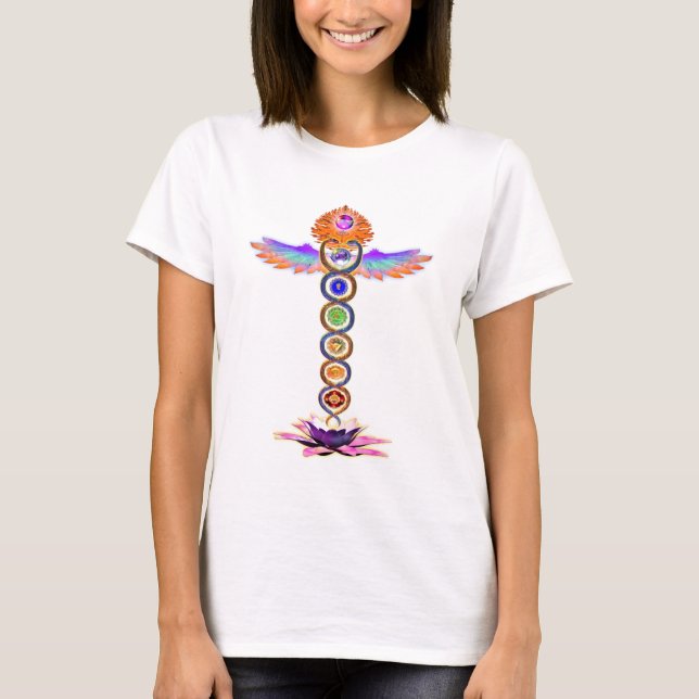 Chakra Caduceus T-Shirt (Front)