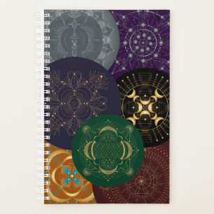 Chakra Collage Shadow Mandala Multi Colour Planner