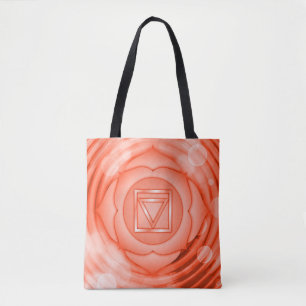 Chakra Energy Centres Mindfulness Tote Bag
