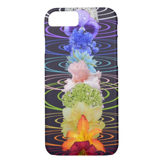 Chakra Flower Design Cell Phone Case (Back)