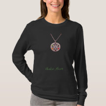Chakra Flower of Life Pendant Graphic T-Shirt