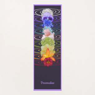 Chakra Flowers for Zen Yoga Meditation Namaste Mat