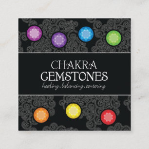 Chakra Gemstones Wallet Card