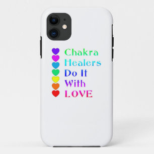 Chakra Healers Do It With Love in Rainbow Colours iPhone 11 Case