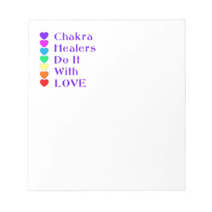 Chakra Healers Do It With Love Notepad