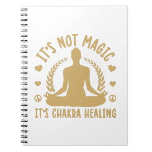 Chakra Healing Magic   Esoteric Yoga Gift Ideas Notebook