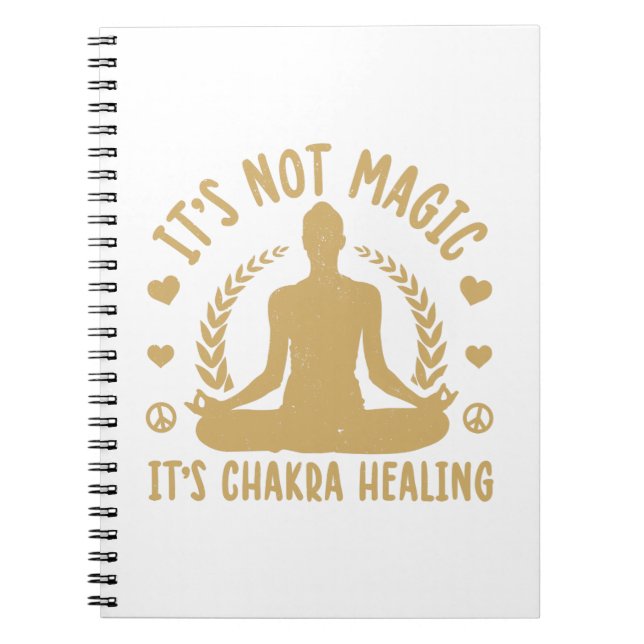 Chakra Healing Magic | Esoteric Yoga Gift Ideas Notebook (Front)