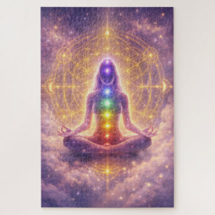 Chakra Meditation Puzzle Spiritual Art