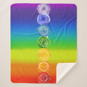 Chakra Medium Sherpa Blanket