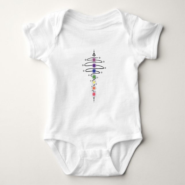 Chakra Modulator Baby Bodysuit (Front)