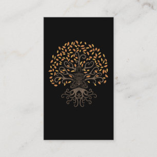 Chakra Spiritual Tree Reiki Yoga Meditation Business Card