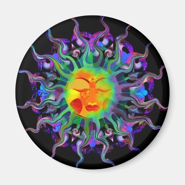Chakra Sun Magnet (Front)