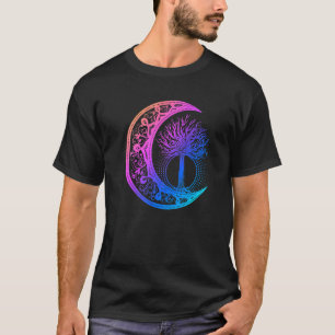 Chakra Tree Of Life Mandala Zen Yoga Om Symbol Bud T-Shirt