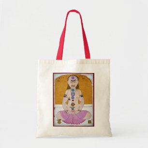Chakra Yoga Illustration for Meditation Tote Bag