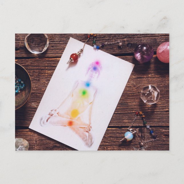 chakras and balance postcard (Front)