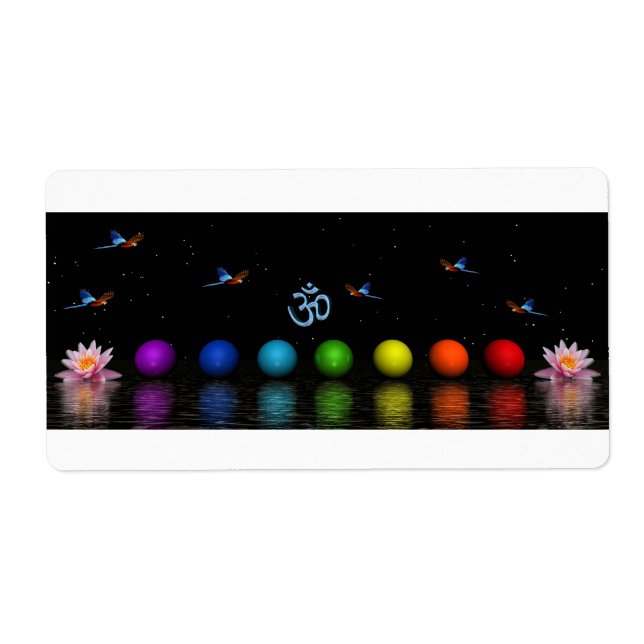 chakras birds and aum (Front)