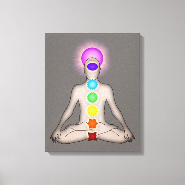 Chakras Canvas Print (Front)