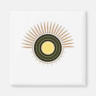 Chakras Circle Focus Concentration Meditation Magnet