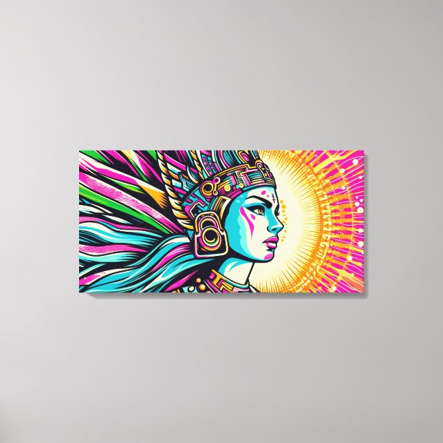 Chalchiuhtlicue 2 canvas print (Front)