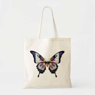 Chaldea Swallowtail Butterfly Flag Sticker Tote Bag