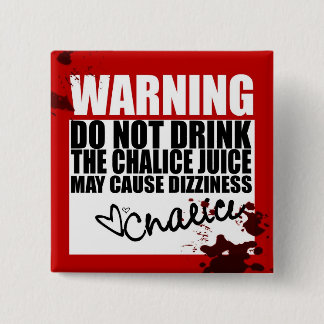 Chalice Juice 15 Cm Square Badge