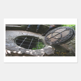 Chalice Wellhead Rectangular Sticker