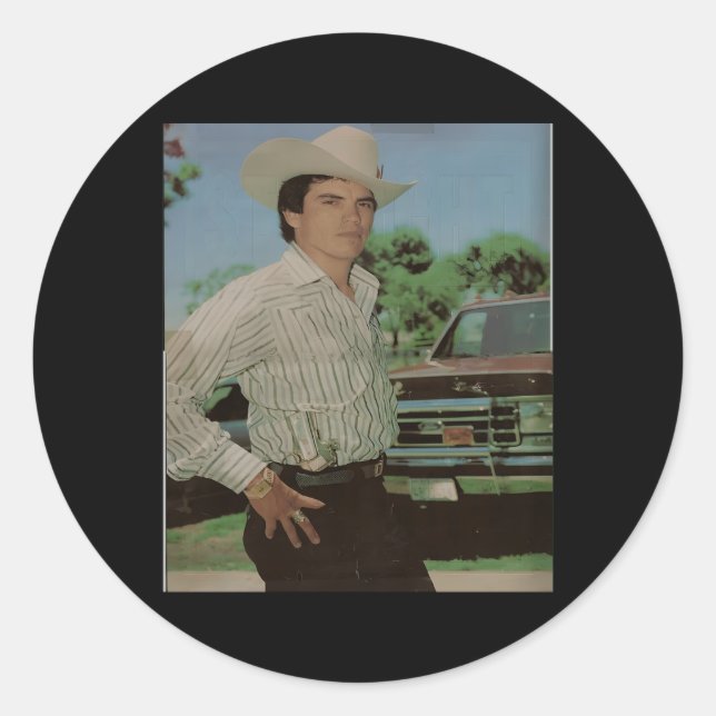 Chalino Sanchez Straight Out Of Sinaloa Classic Round Sticker (Front)