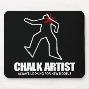 Chalk Artist Mouse Mat