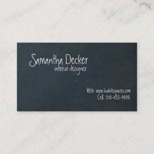 "Chalk Board" Customisable Business Card! Card