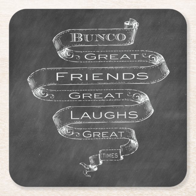 Chalk Bunco Coasters (Front)