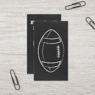 chalk football player card