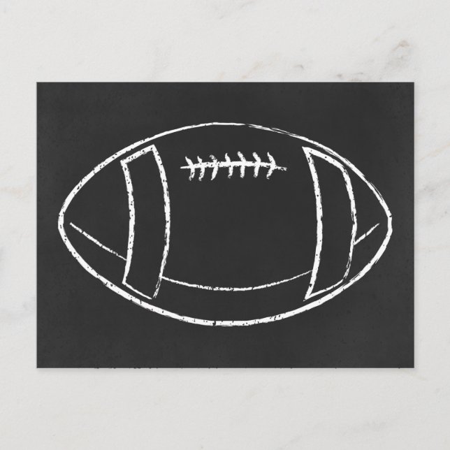 chalk football postcard (Front)