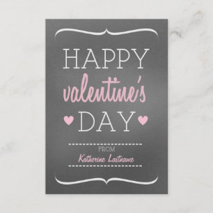 Chalk Inspired Kids School / Classroom Valentine Invitation