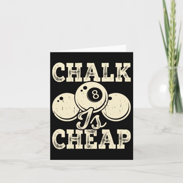 Chalk Is Cheap  Card (Front)