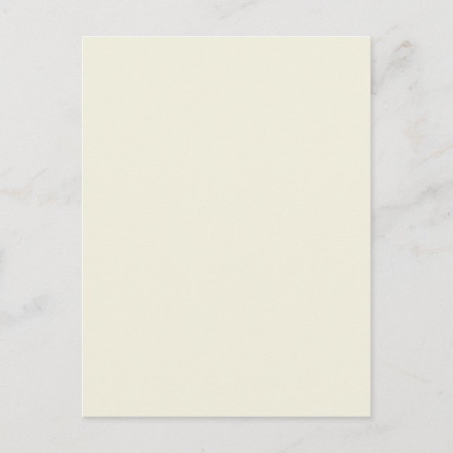 Chalk Neutral Beige Cream Solid Colour Background Postcard (Front)