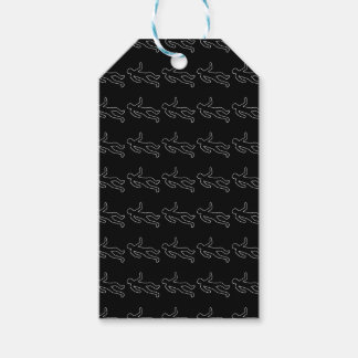 Chalk Outline Gift Tags