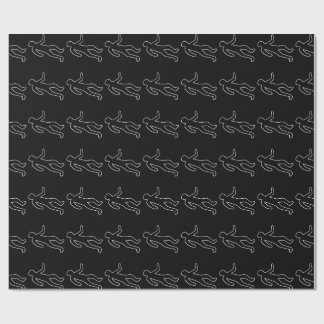 Chalk Outline Wrapping Paper