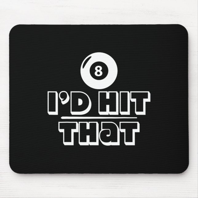 Chalk Rack Cue Bar Stick Players Table Billiards P Mouse Mat (Front)