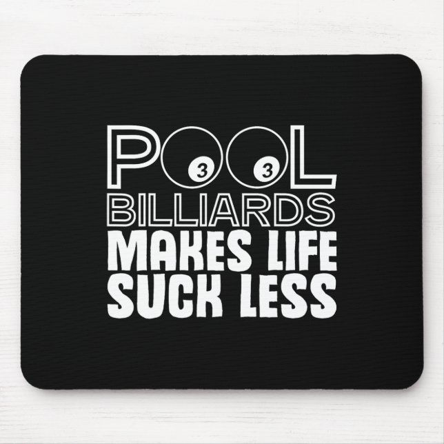 Chalk Rack Eight-ball Bar Table Billiards Snooker  Mouse Mat (Front)
