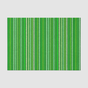 Chalk Stripes - Emerald and Lime Green Tissue Paper