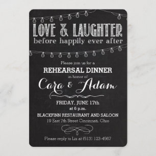 Chalk Style Rehearsal Dinner Invitation 01