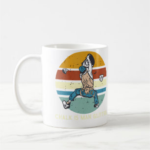 Chalk Up Wall Climbing Bouldering Coffee Mug